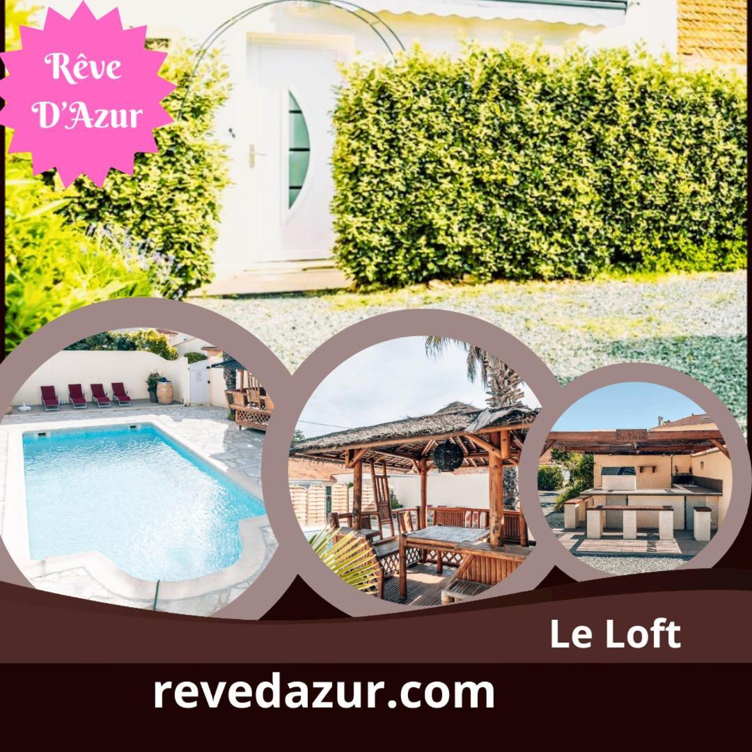 Reve D'Azur En Bord De Mer A La Nartelle Avec Piscine Dans La Residence, Terrasse, Bbq, 2 Chambres 2 Sdb Logement De 35M2 Draps Inclus Sainte-Maxime Esterno foto